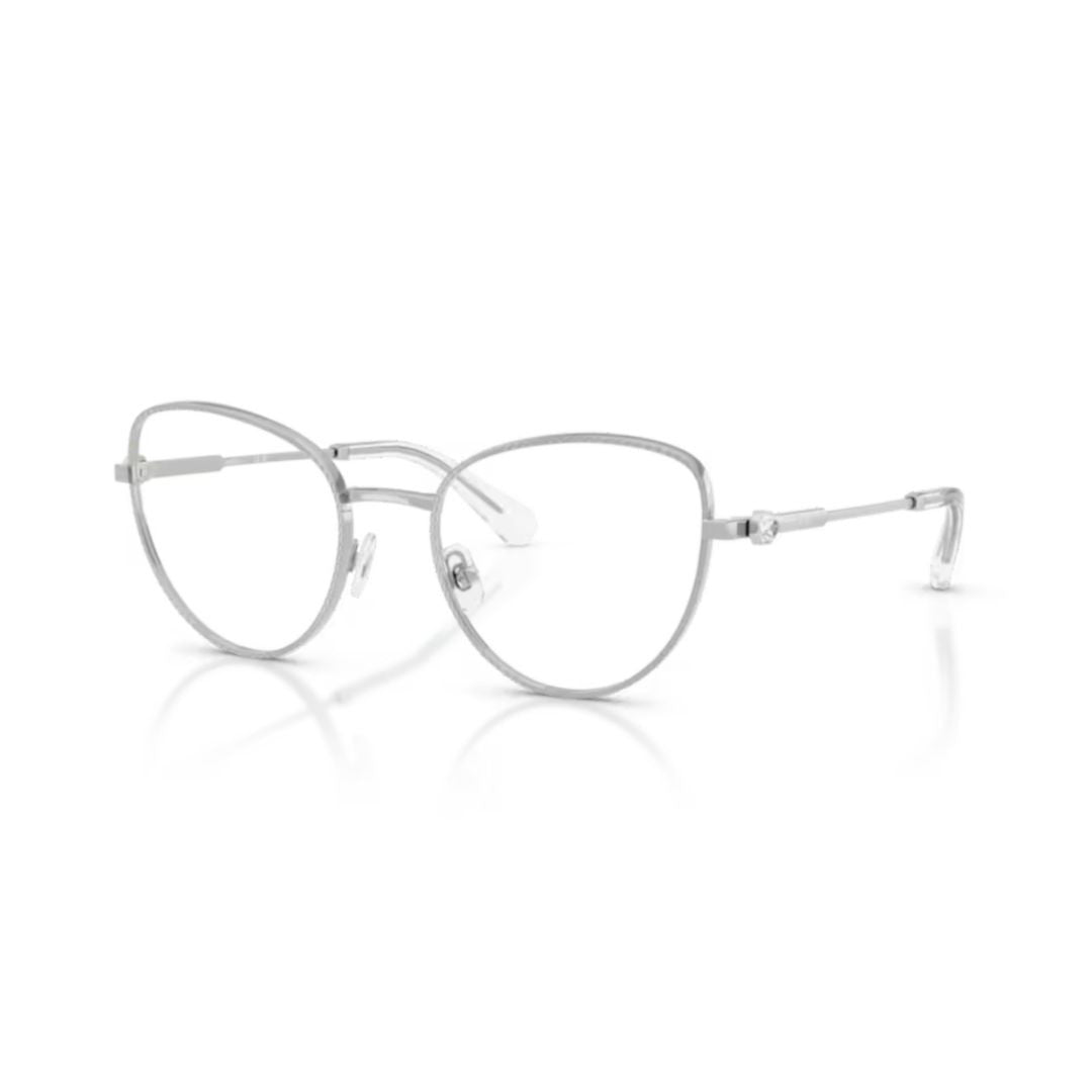 Swarovski 0Sk1022 Silver Cat-Eye Metal Sunglasses