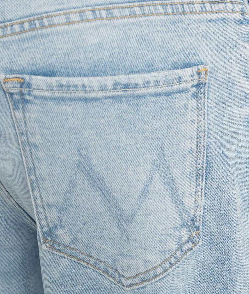 Mother Straight Leg Jeans 'The Ditcher Zip Ankle'