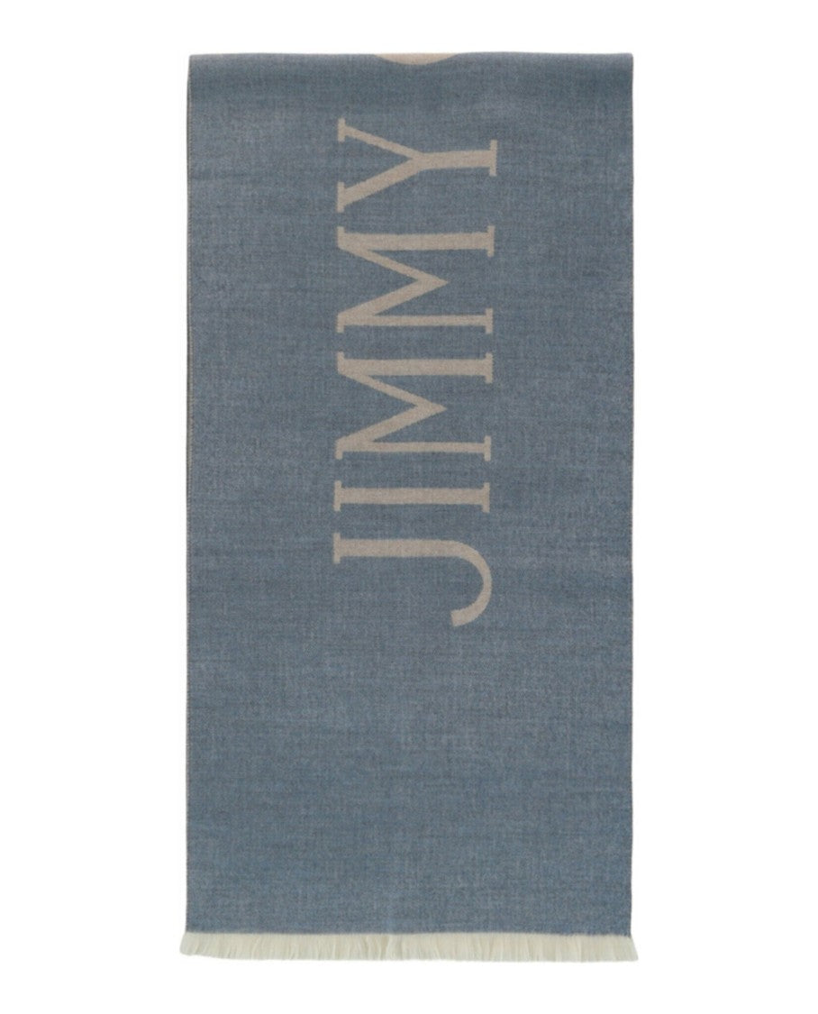 Jimmy Choo Wool Logo Scarf