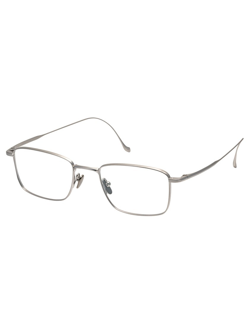 Masunaga Grey Titanium Optical Frames With Rectangular Shape