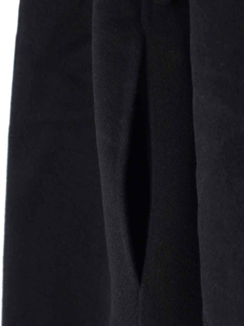 Berner Kuhl Single-Breasted Wool Coat – Black