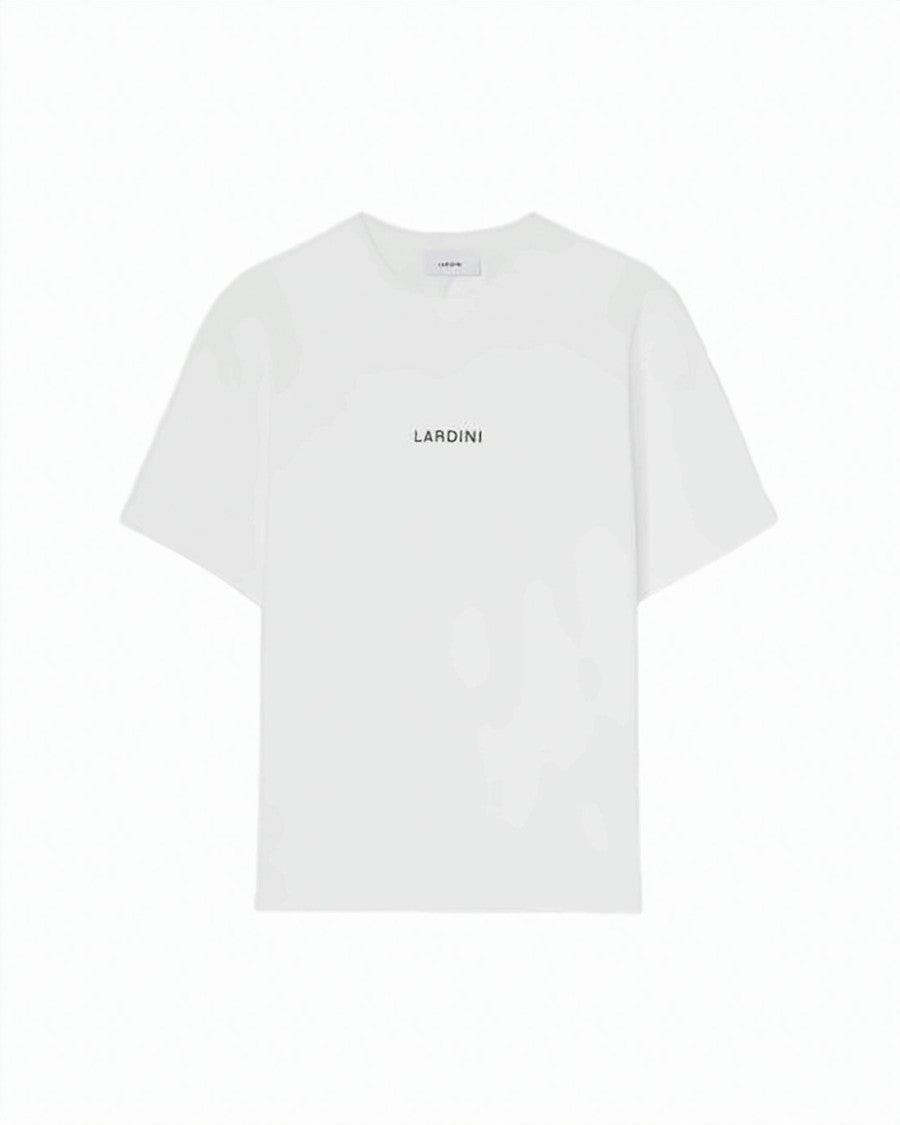 Lardini Short-Sleeve T-Shirt With Centered Text Detail
