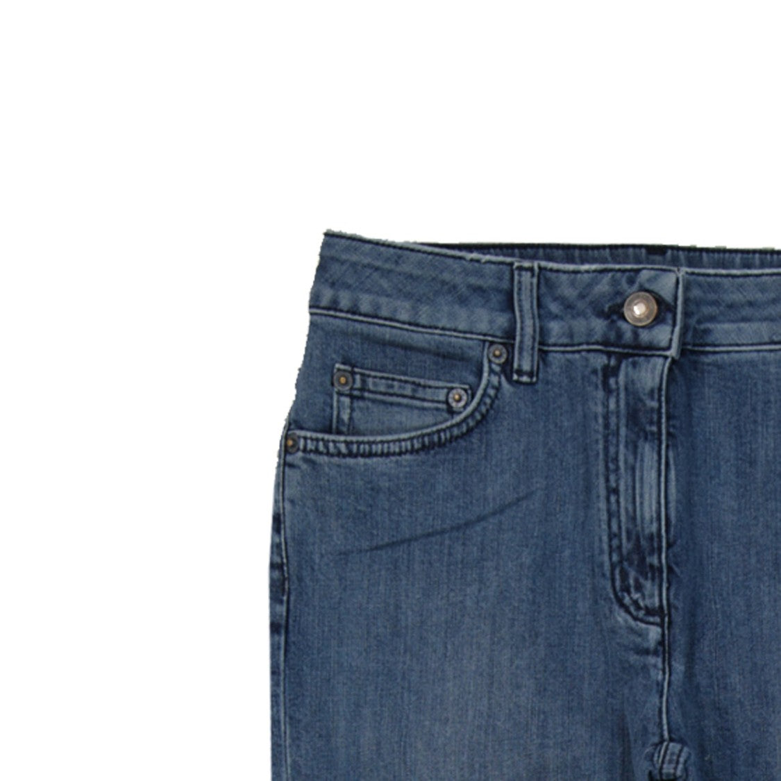Moschino Blue Cotton Denim Jeans