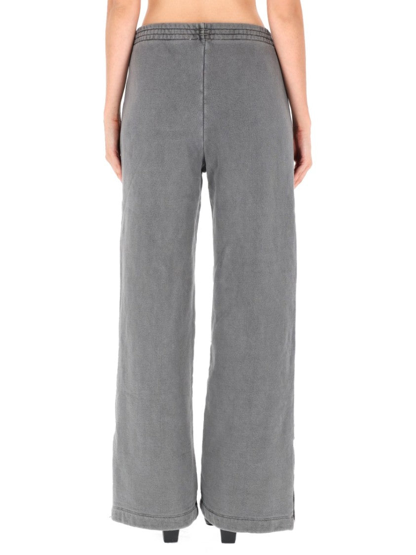 Our Legacy Wide-Leg Trousers In Washed Organic Cotton With Zippered Pockets