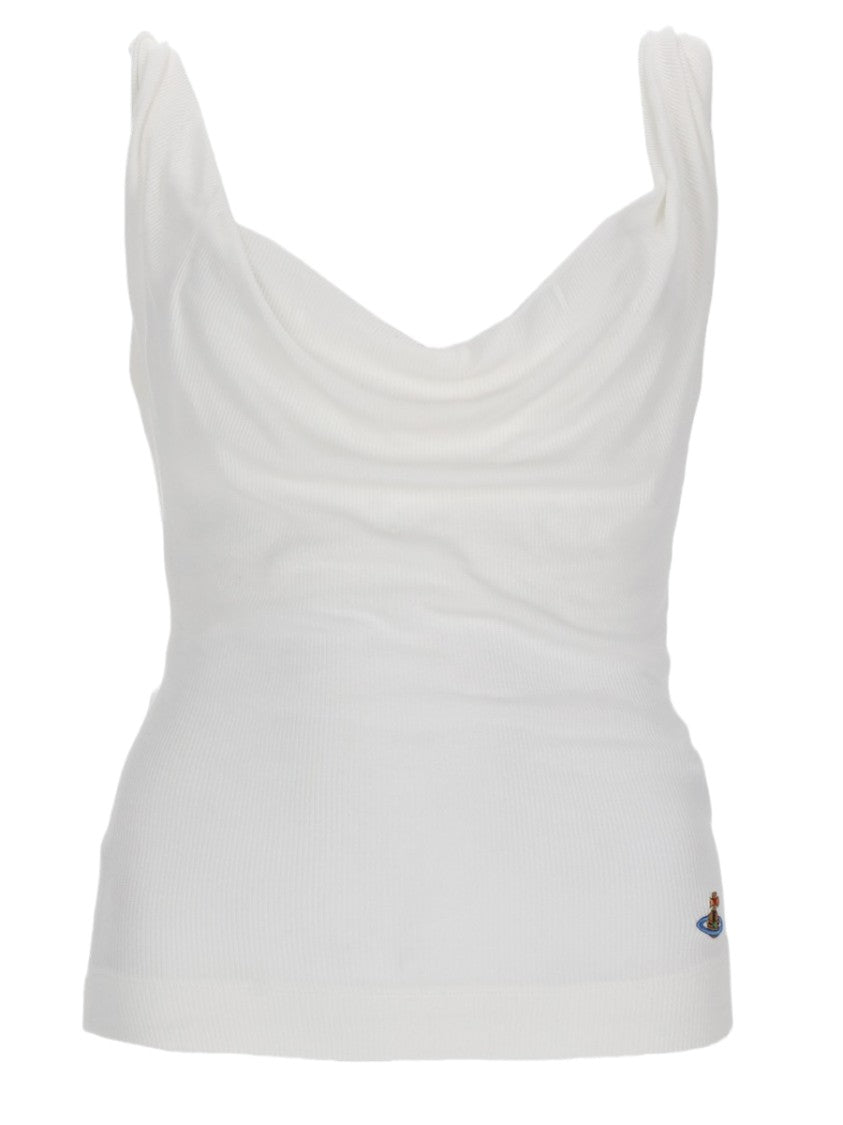 Vivienne Westwood Anna Draped Cowl Neck Viscose Top