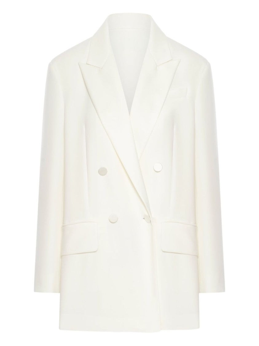 Max Mara Double-Breasted Gabardine Blazer