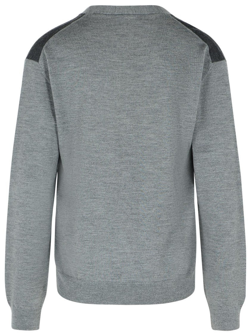 Lanvin Grey Wool Cardigan