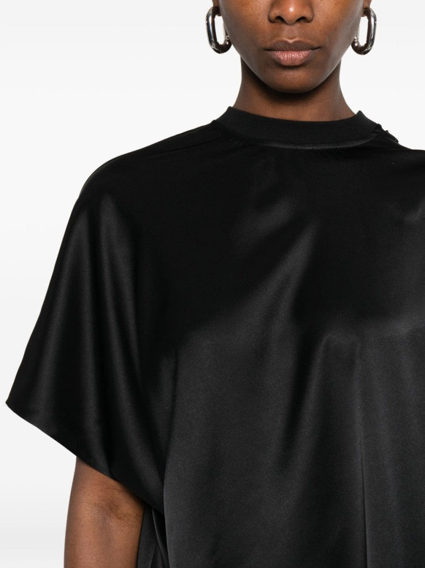 Coperni Asymmetric Draped Mini Dress