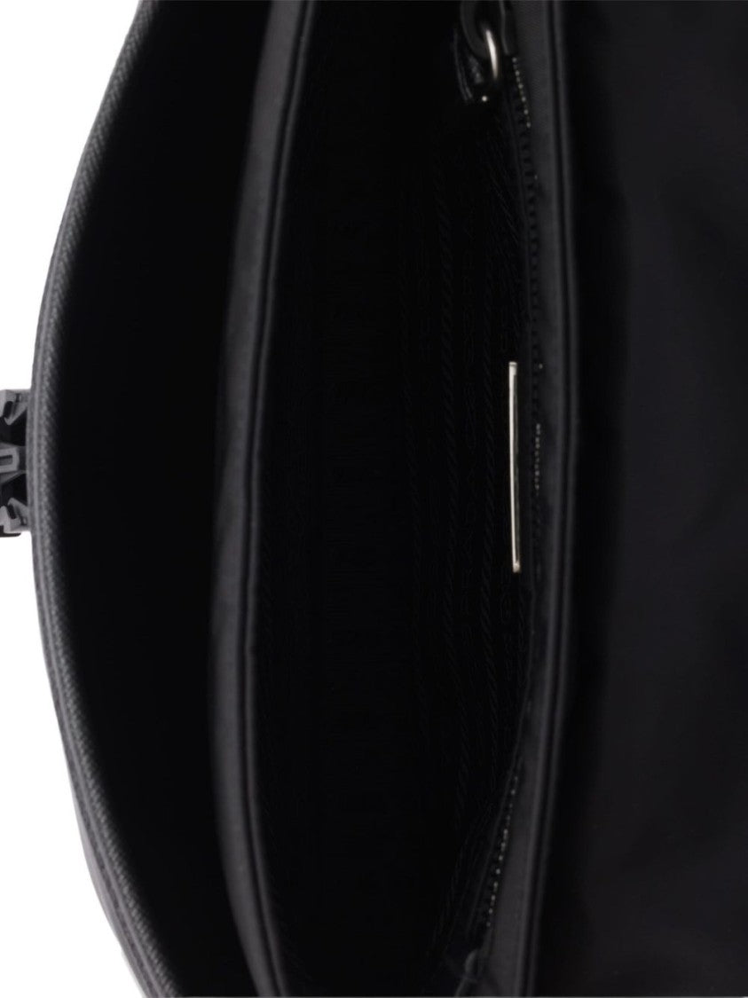 Prada Re-Nylon And Saffiano Leather Shoulder Bag
