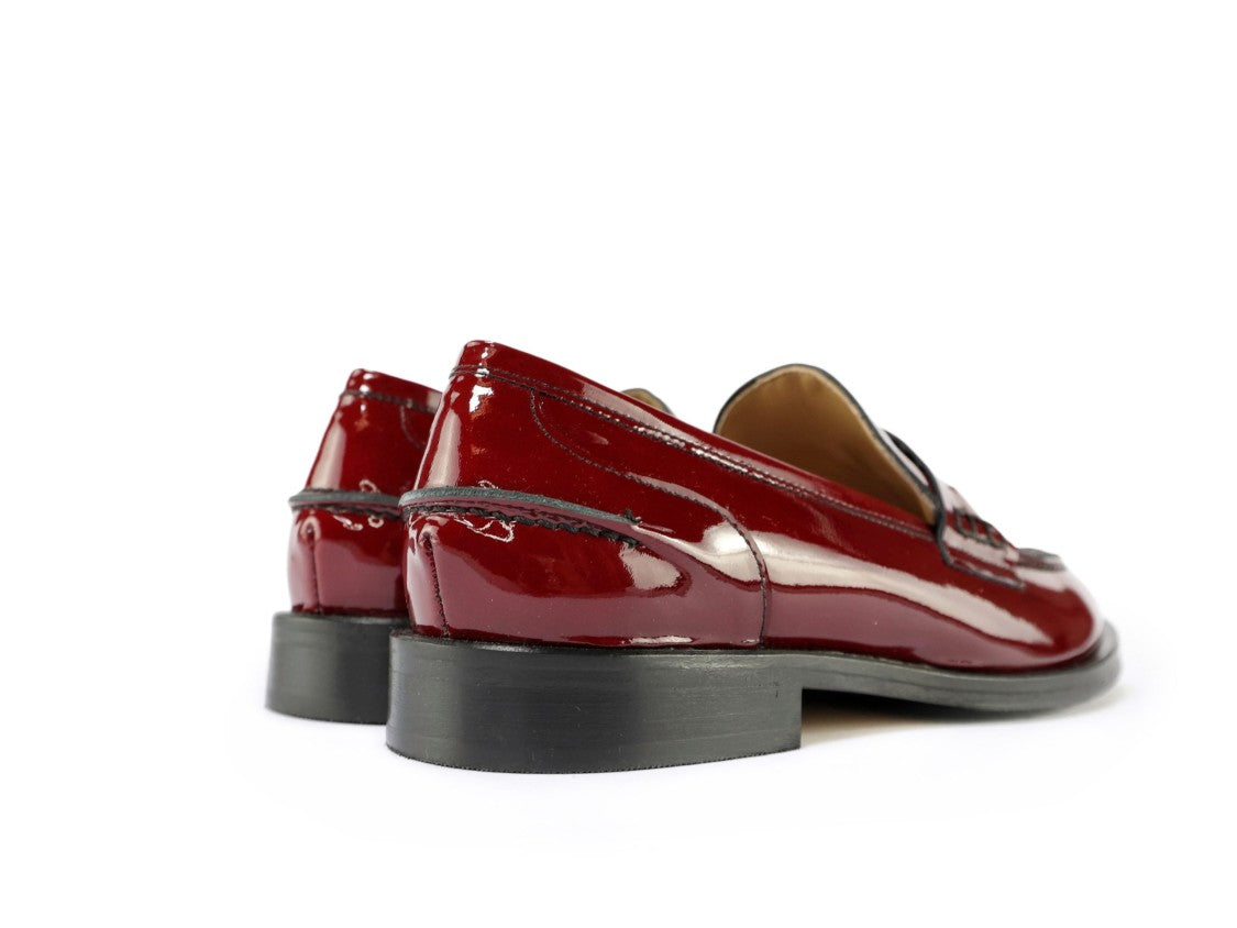 Ton Gout Penny Loafer Patent Leather Mocassino Betty Rosso