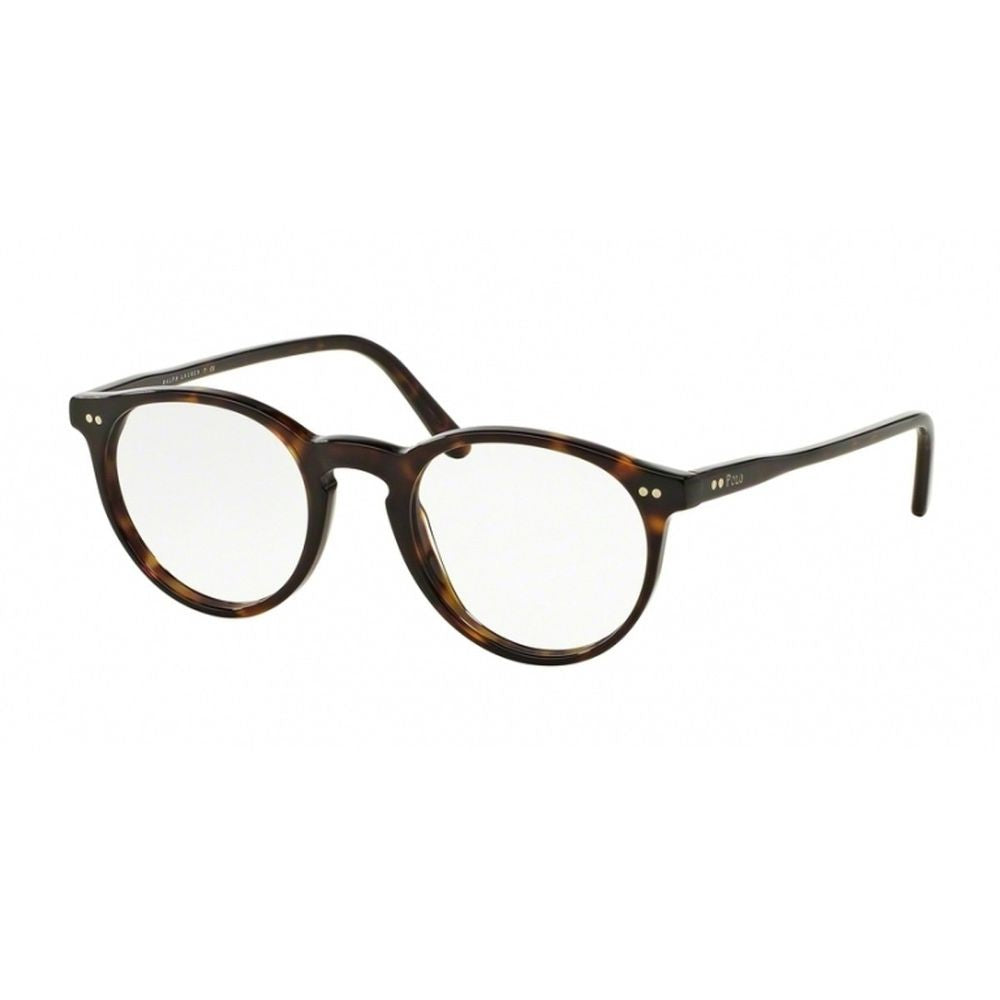 Polo Ralph Lauren Ph2083 Round-Frame Dark Havana Sunglasses
