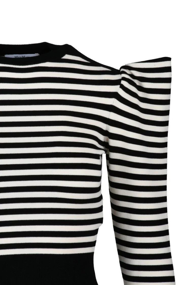 Max Mara Volpino Short Jumper - Black/White