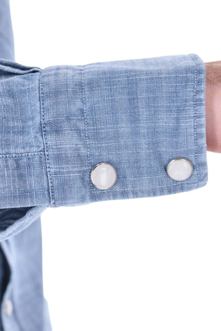Barba Dandylife Texas Lightweight Denim Shirt