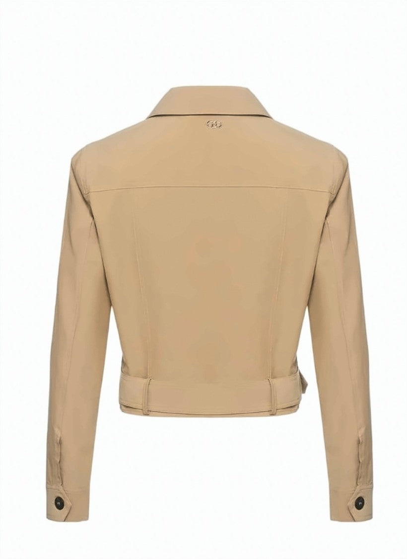 Liu Jo Belted Structured Collar Jacket