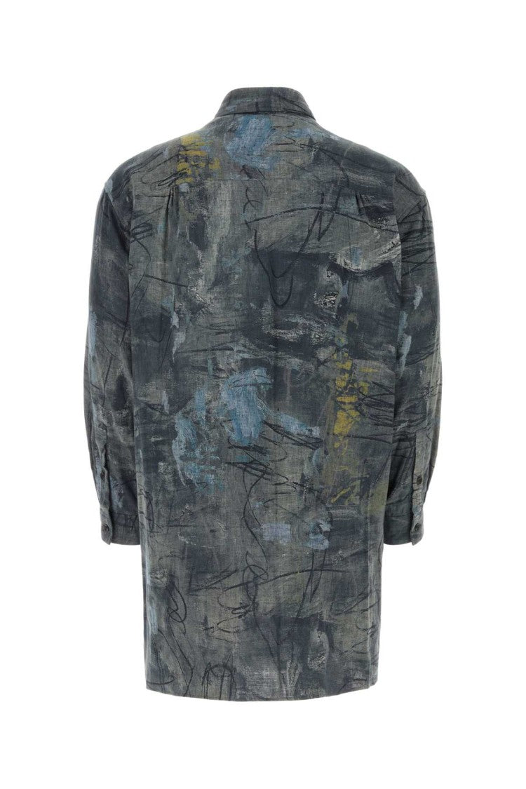 Yohji Yamamoto Printed Cotton Shirt