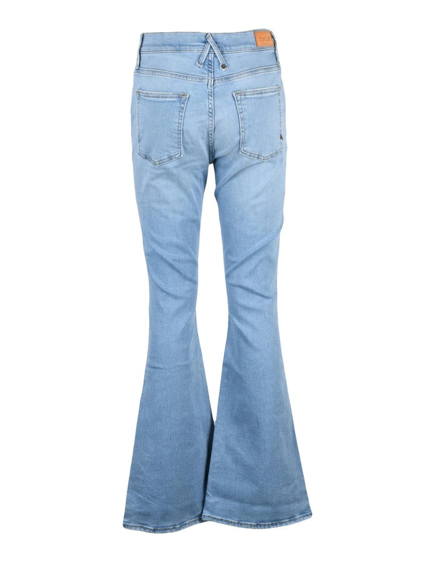 Cycle Bootcut Light Blue Jeans With Retro Silhouette
