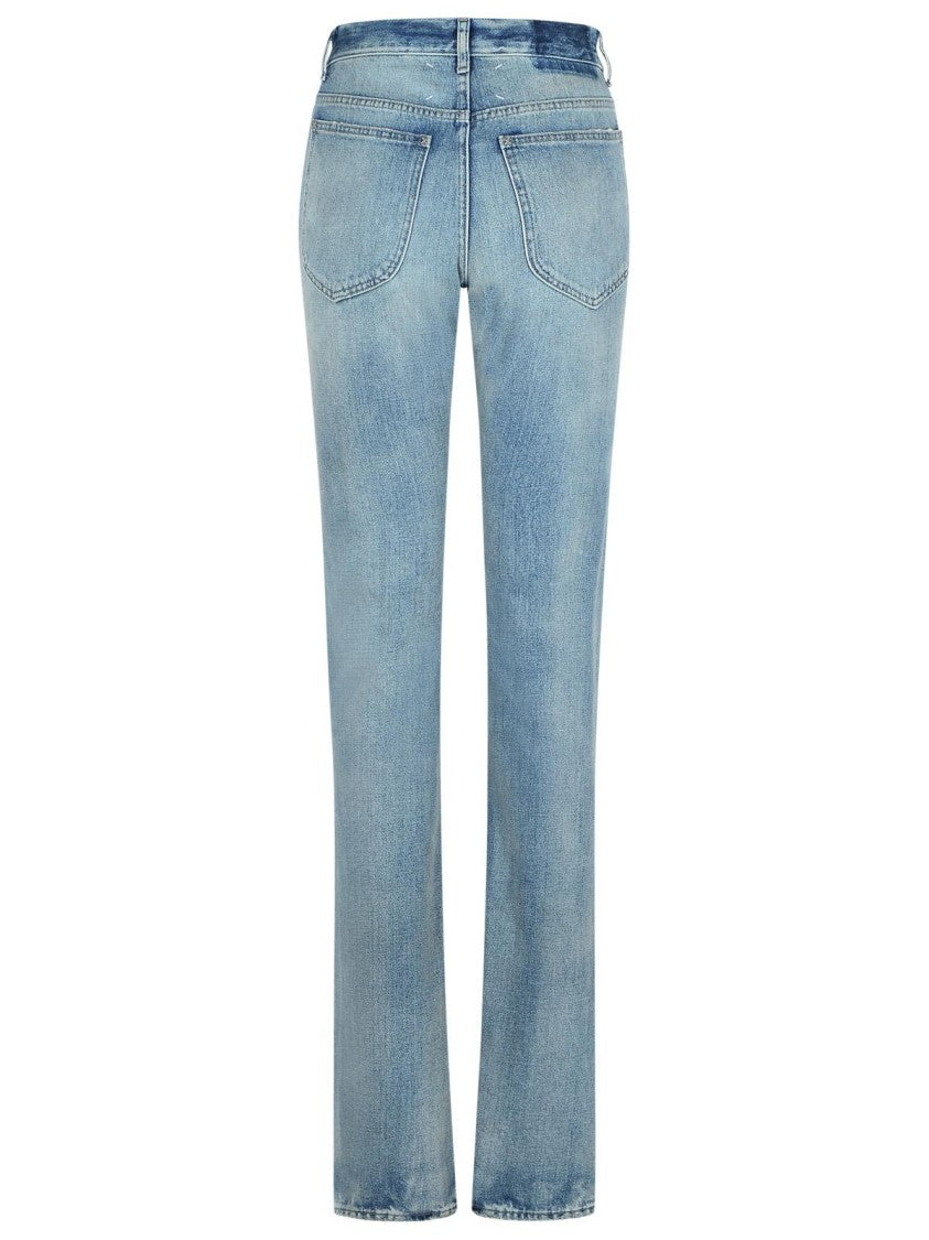 Maison Margiela Straight Light Blue Denim Jeans