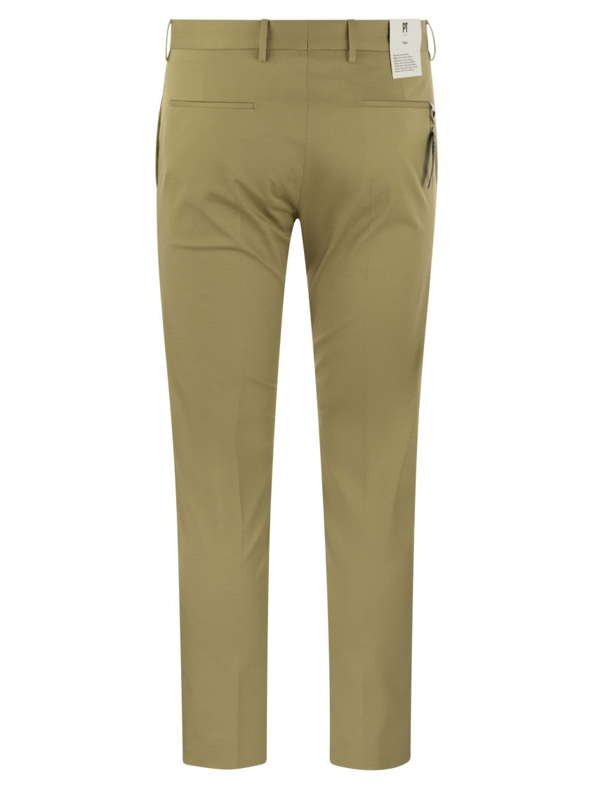 Pt Torino Dieci - Cotton Trousers