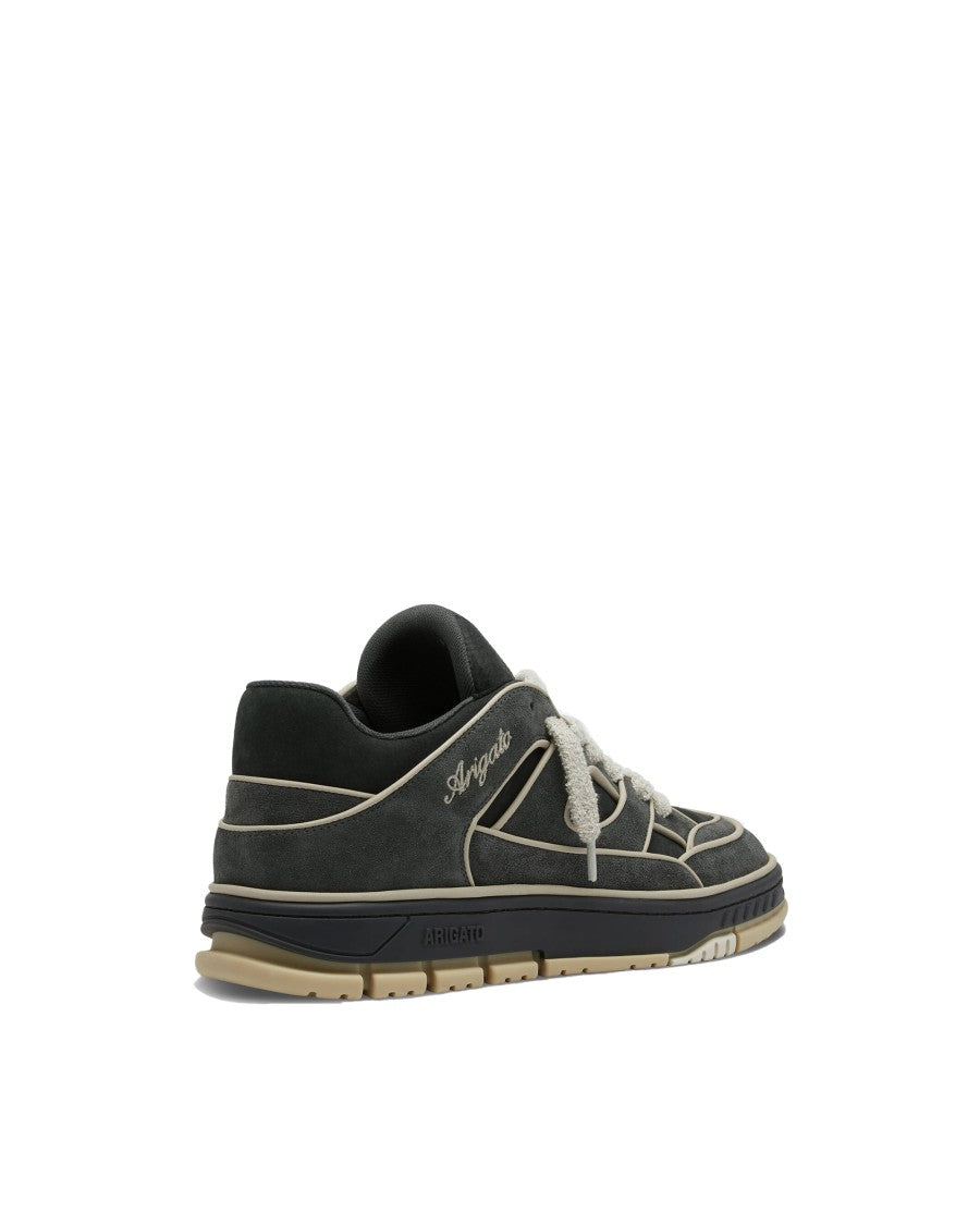Axel Arigato Area Lo Sneakers In Black/Light Beige