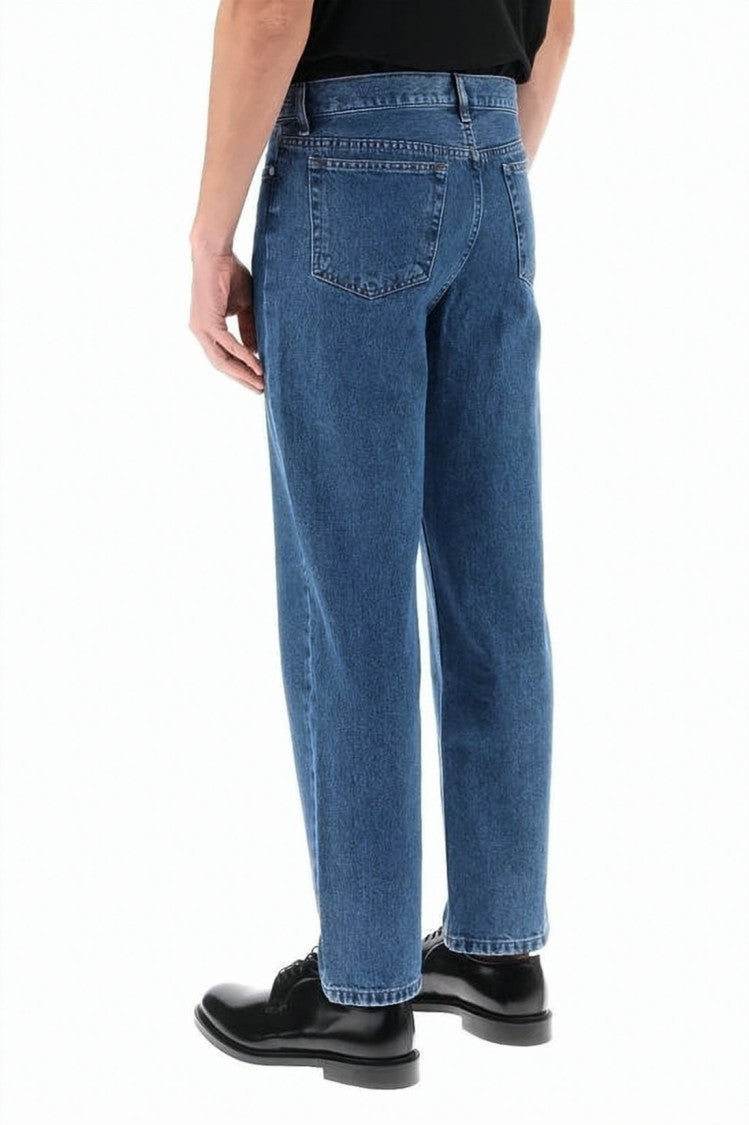 A.P.C. Straight-Leg Denim Pants With Classic Five-Pocket Design