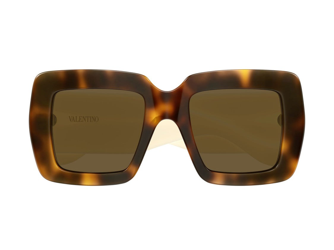 Valentino Vg0056s Tortoiseshell Logo Detail Oversized Square Sunglasses
