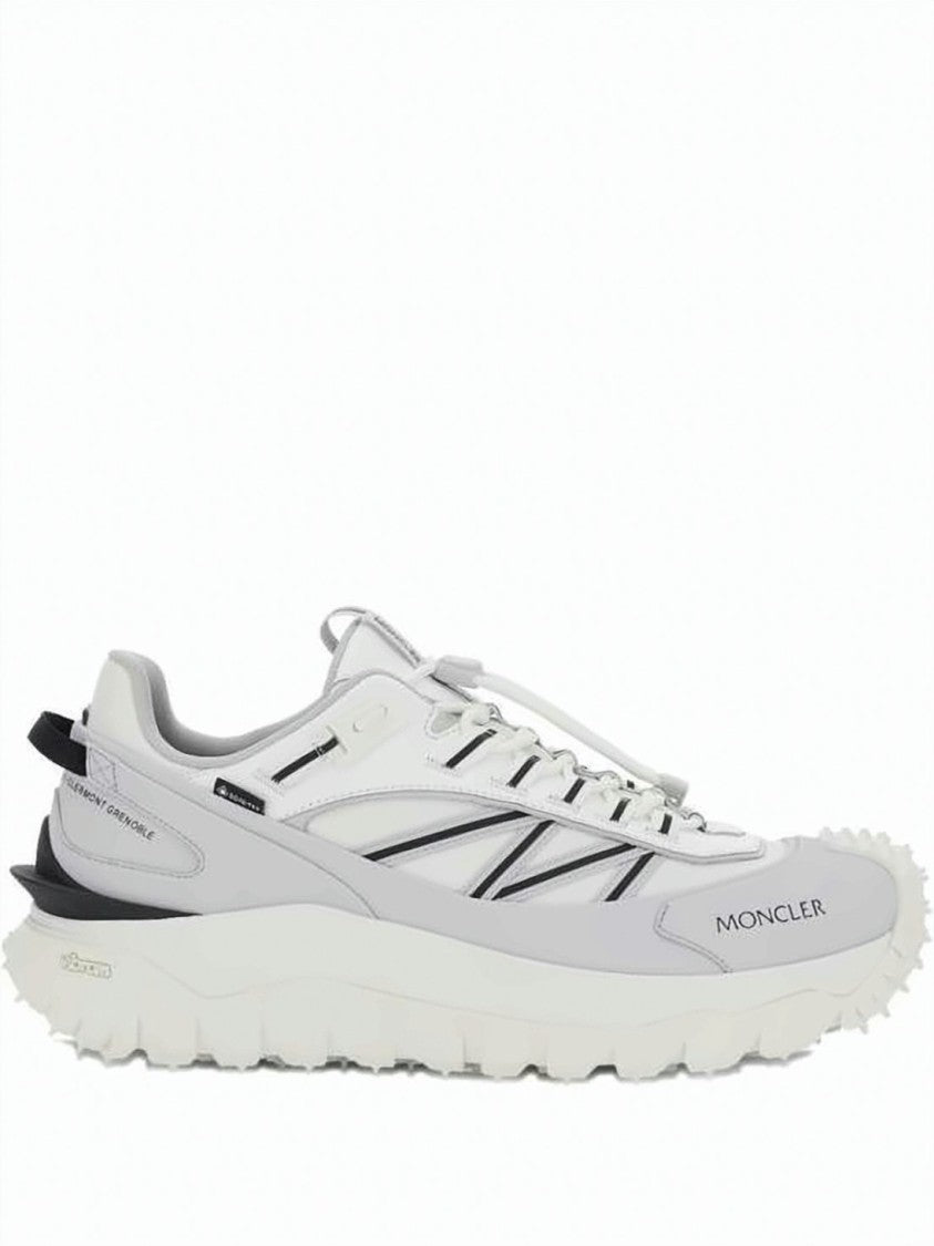 Moncler Rugged White Sneakers With Gore-Tex Technology And Enhanced Grip