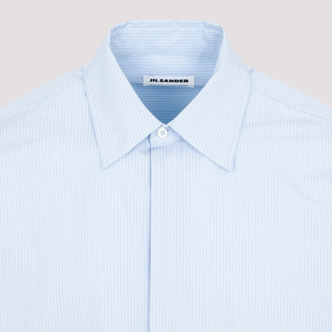 Jil Sander Blue Cotton Shirt