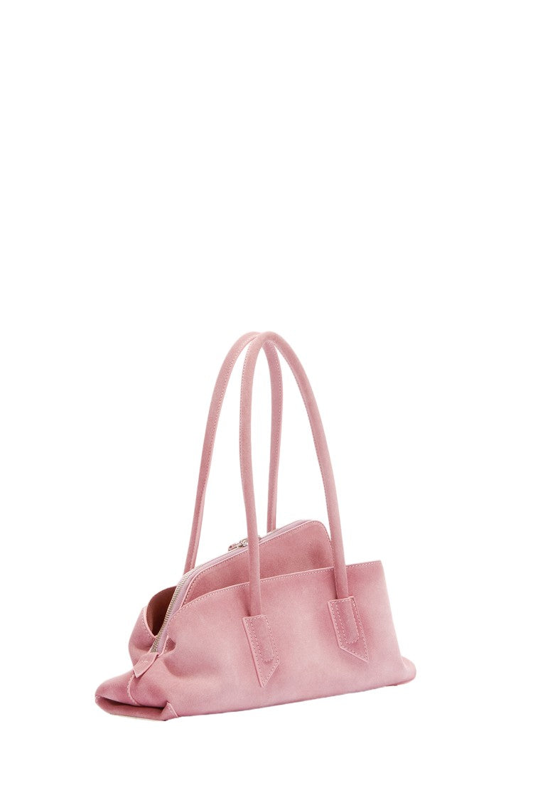 The Attico Elongated Pink Handbag With Dual Handles