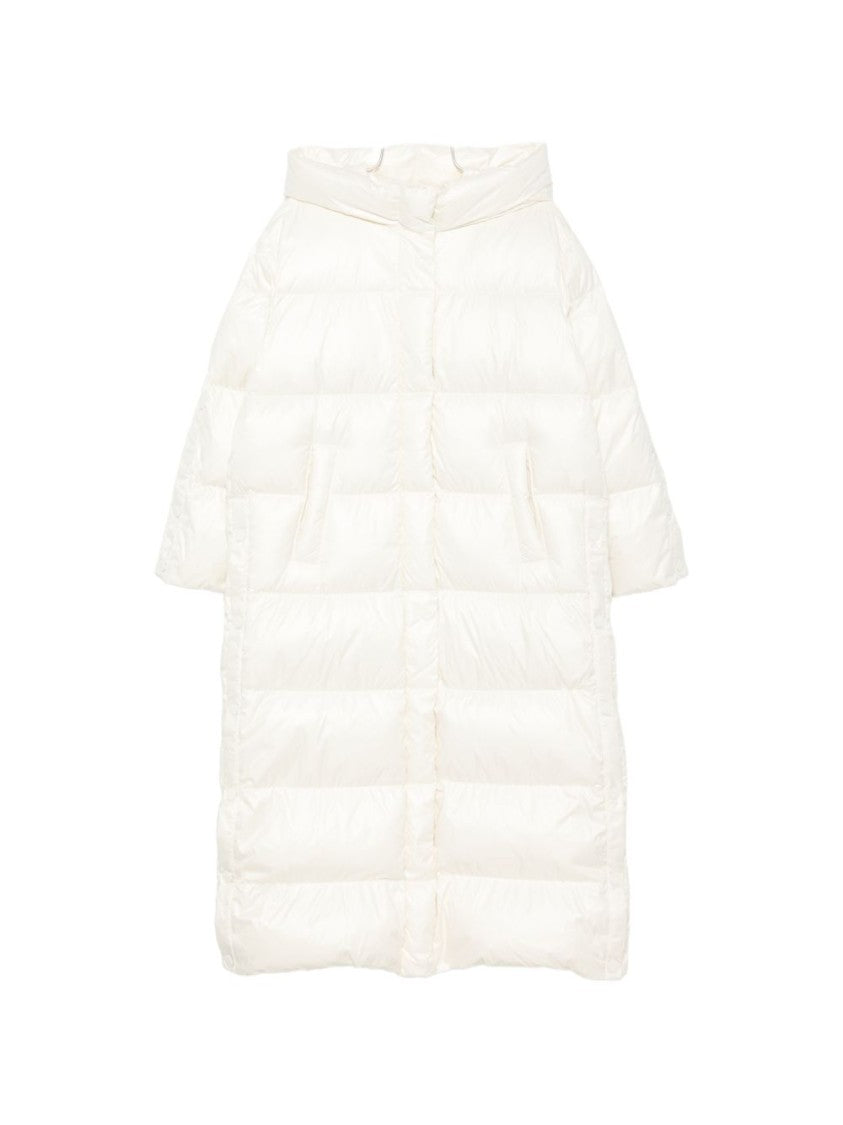 Twin-Set Oversized Padded Quilted Hooded Down Coat