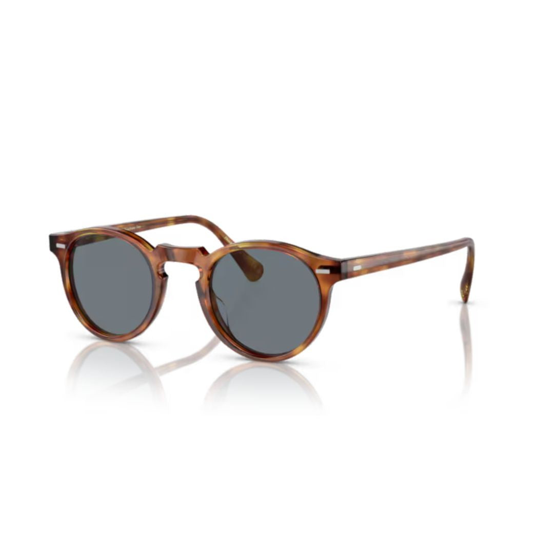Oliver Peoples 0Ov5217s Round Tortoiseshell Acetate Sunglasses