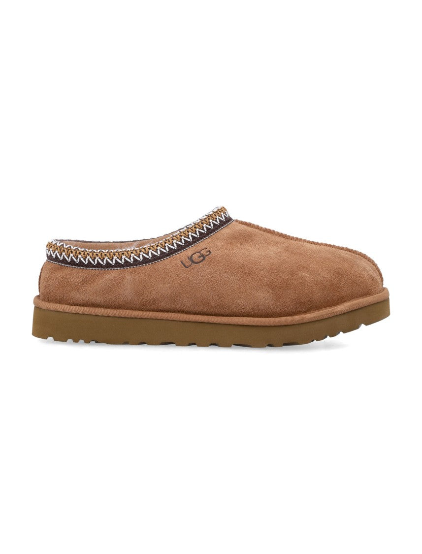 Ugg Tasman Slip On Suede Shearling Mules