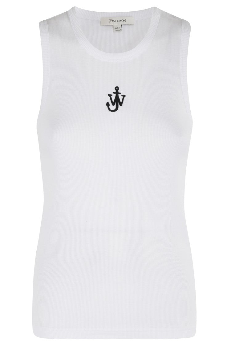 J. W. Anderson Anchor Embroidery Fitted Vest