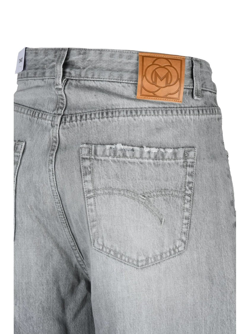 Marella Light Grey Straight Jeans
