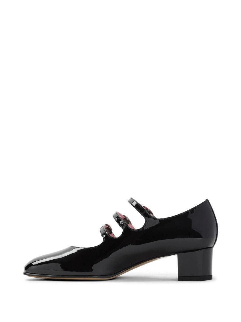 Carel Paris Kina Patent Leather Block Heel Shoes