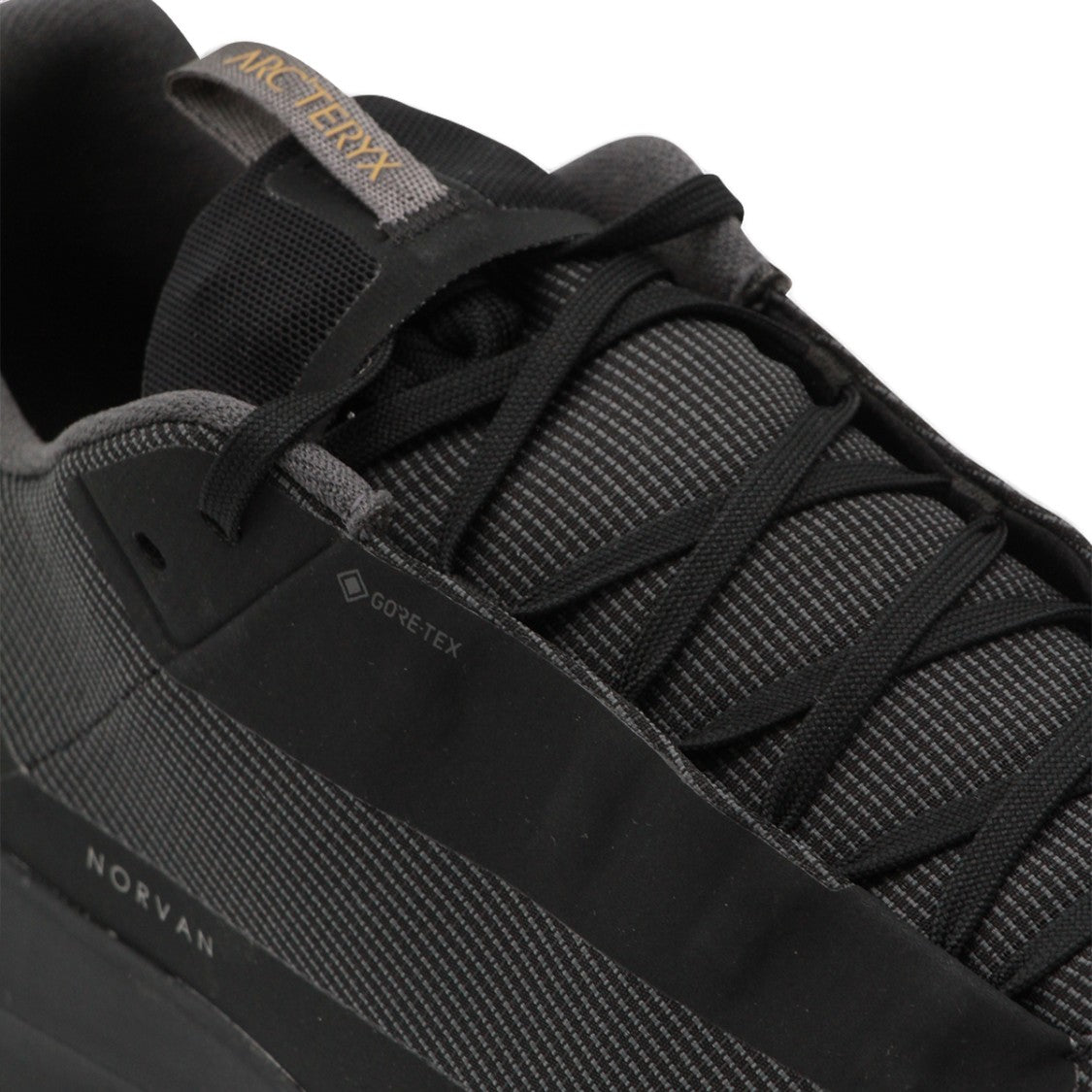Arc'teryx Low-Profile Black Sneakers With Textured Accents