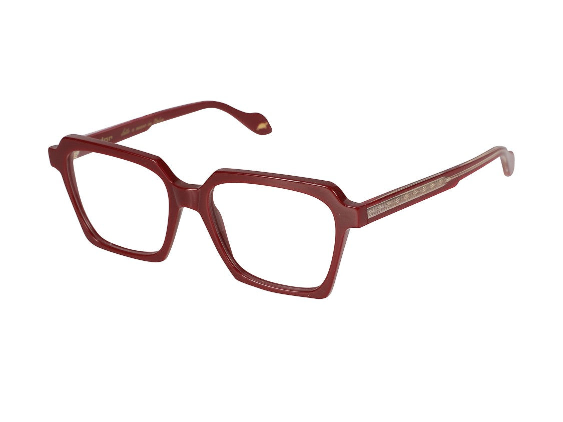 Kador Gold Kallima Light Oversized Square Eyeglasses
