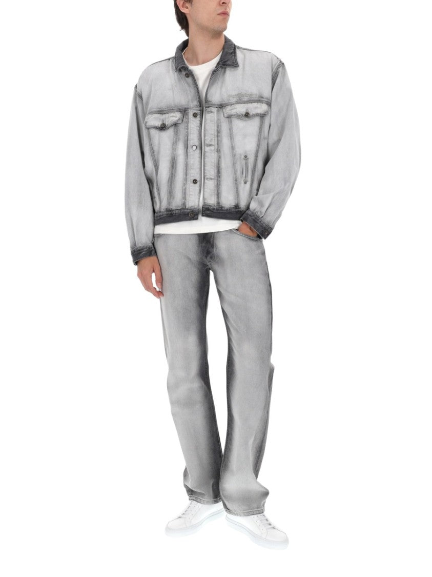 Diesel 1985 Larkee-Fsi1 Faded Grey Jeans