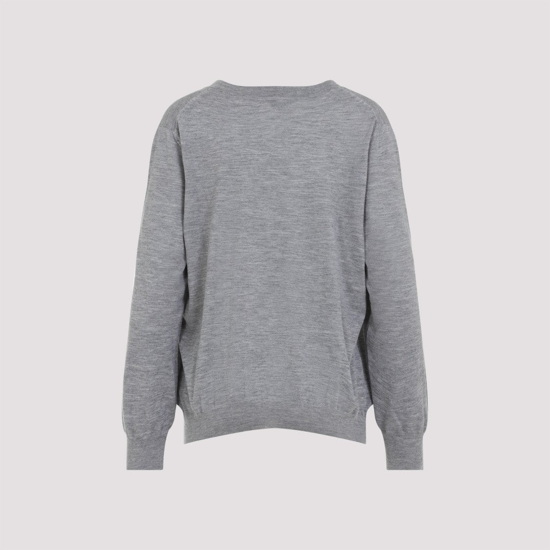 Bottega Veneta Grey V-Neck Cashmere Sweater
