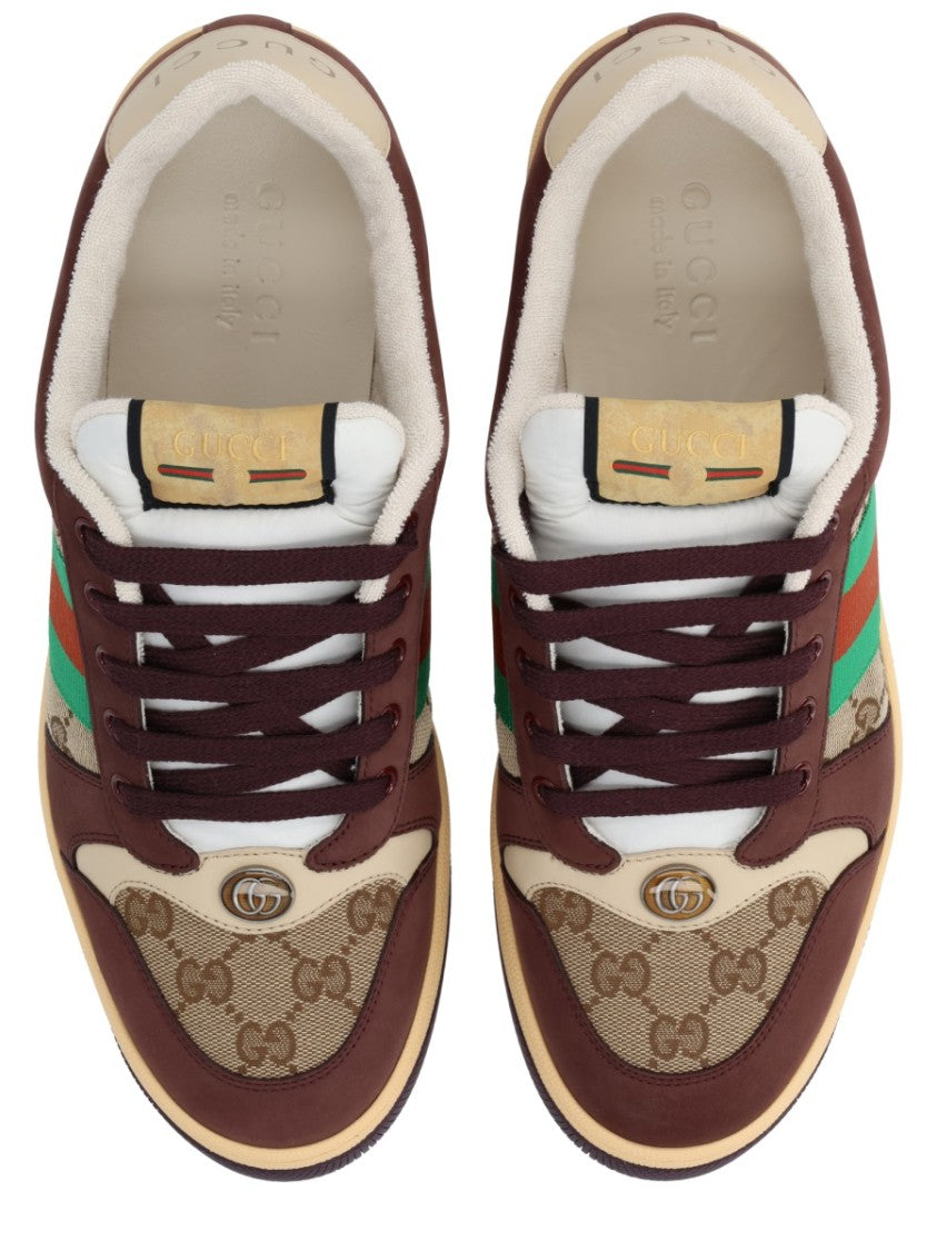 Gucci Screener Monogram Low-Top Sneakers