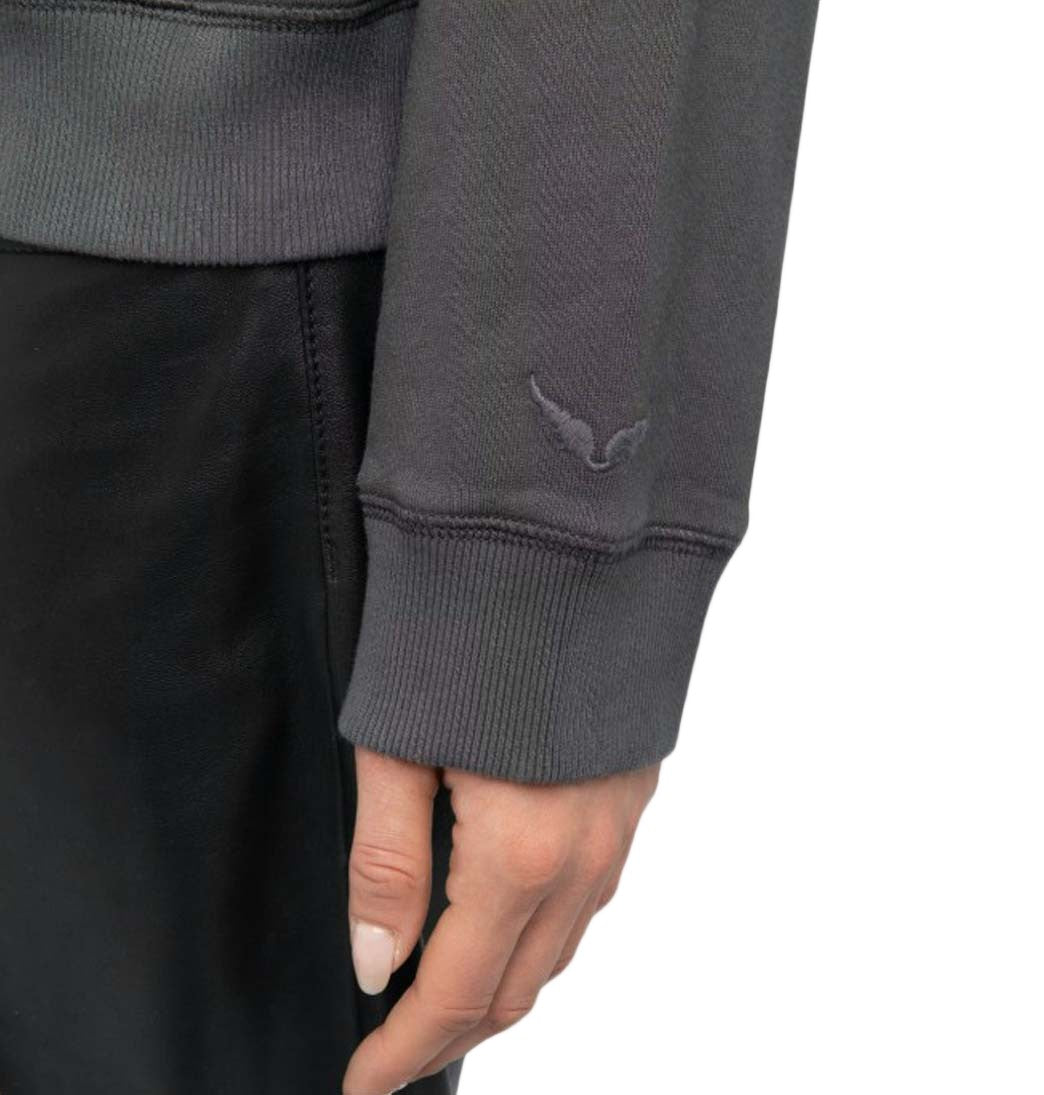 Zadig & Voltaire Graphical Black Sweatshirt