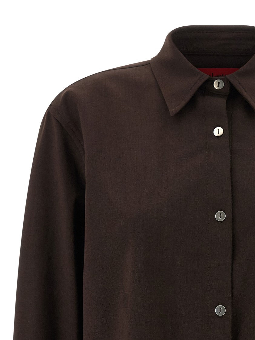 The Latest Wool Blend Button-Up Shirt