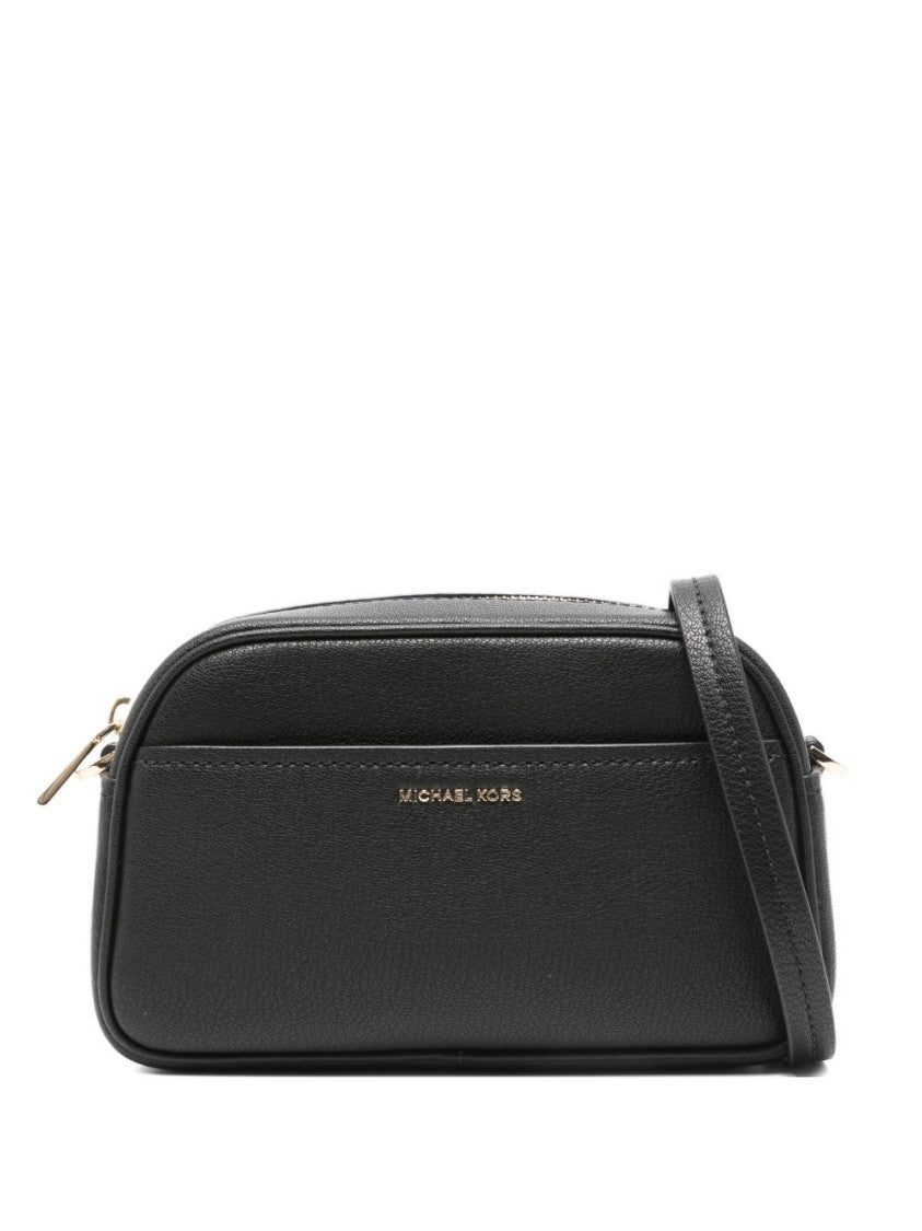 Michael Kors Structured Black Leather Shoulder Bag