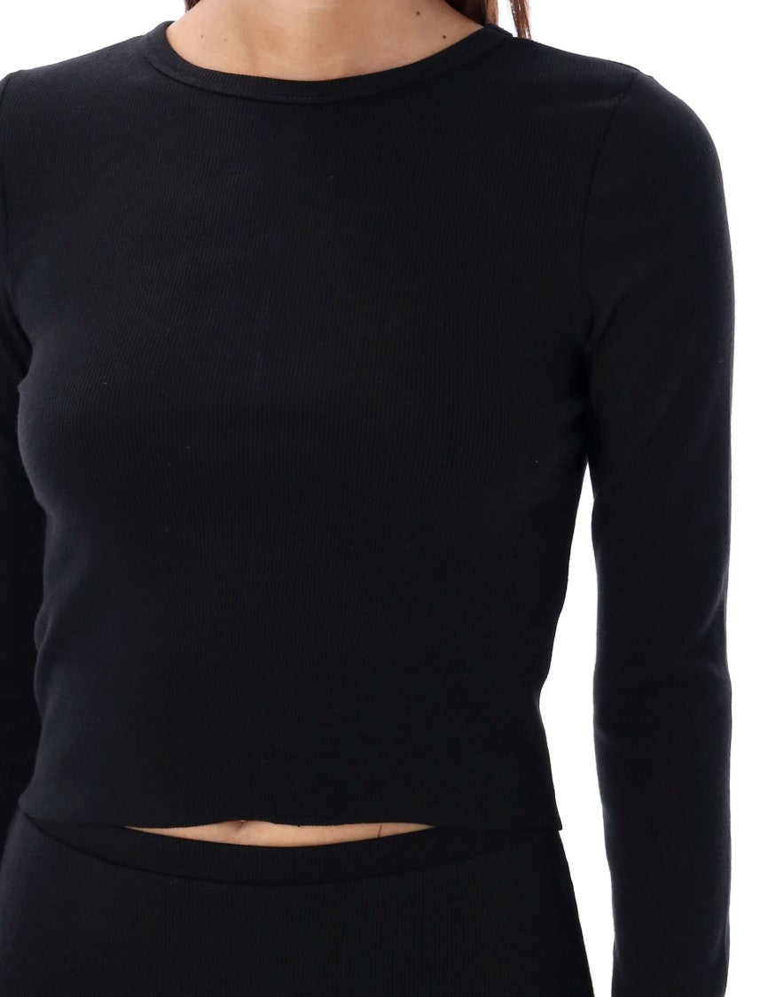 Eterne Cropped Long Sleeve Top
