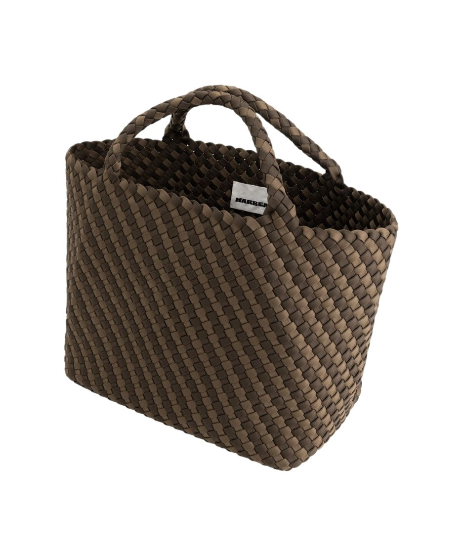 Marrea Woven Neoprene Handbag With Spacious Compartment