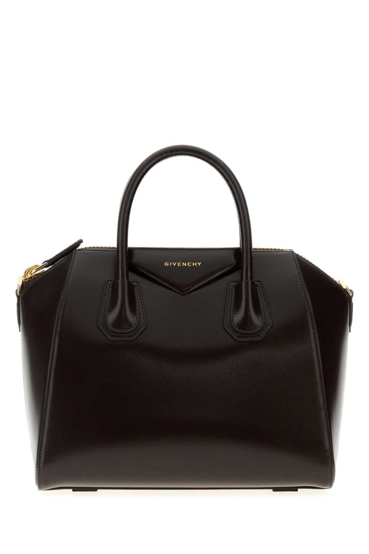 Givenchy Chocolate Leather Small Antigona Handbag