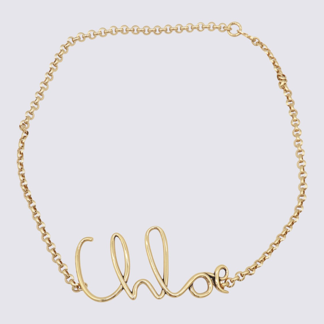 Chloé Gold Chain Fastening Belt