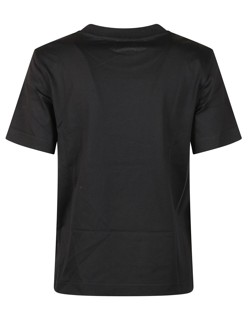 Burberry Short-Sleeved Black T-Shirt With Knight Graphic