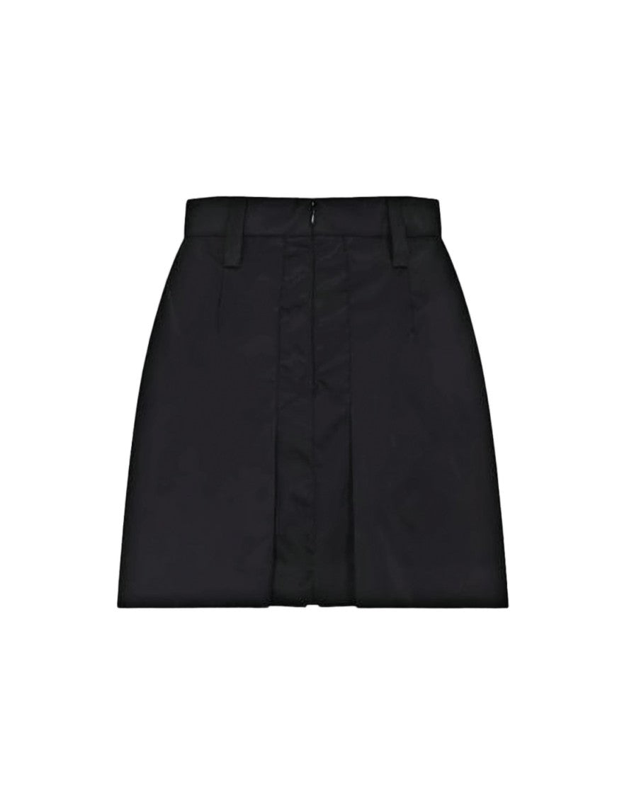 Prada Structured Black Midi Skirt