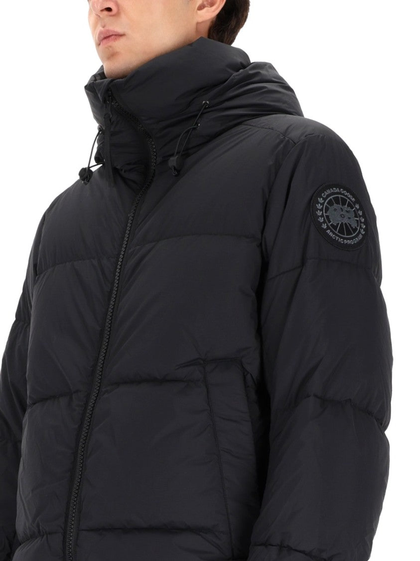 Canada Goose Boxy Padded Jacket With High Collar And Drawstring Features