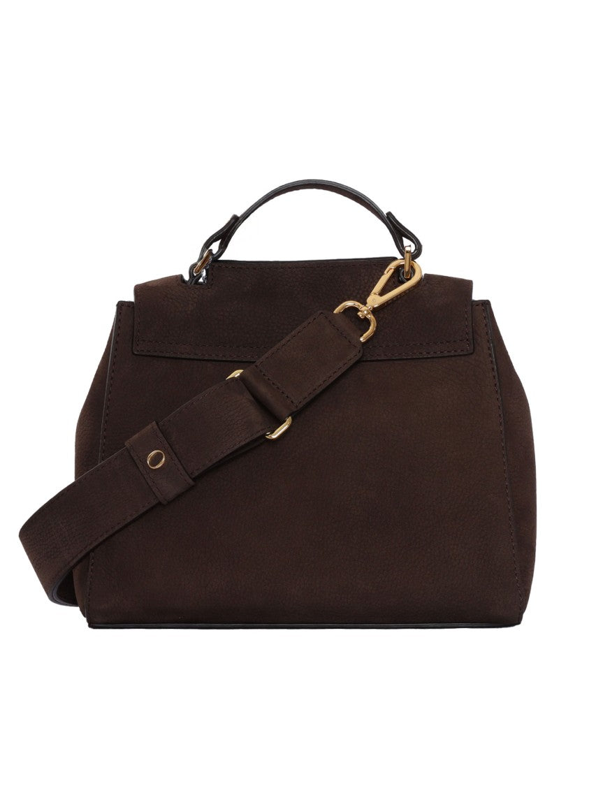 Claudio Orciani Small Sveva Nabucco Nubuck Leather Handbag